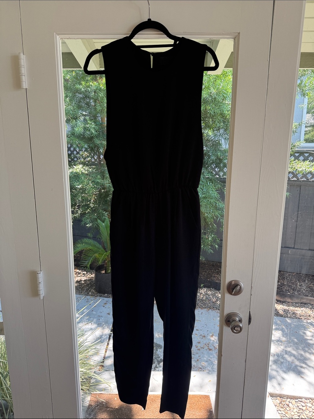 Blaque Label Black Sleeveless Elastic-Waist Jumpsuit